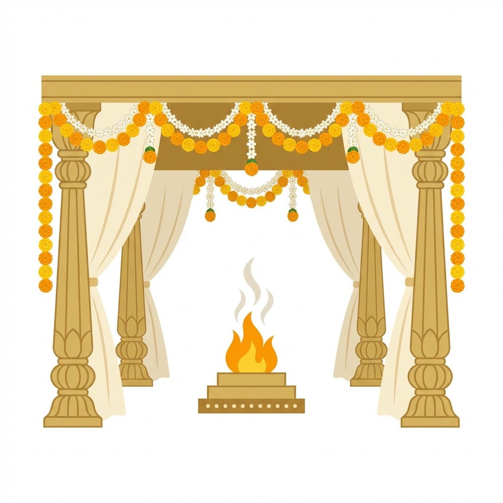 Traditional Wedding Mandap Decoration